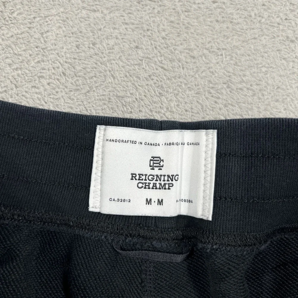 Reigning Champ Jogger Sweatpants Mens Medium Black Terry Slim